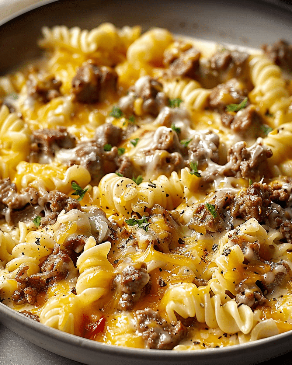 One-Pot Beef Cheddar Ranch