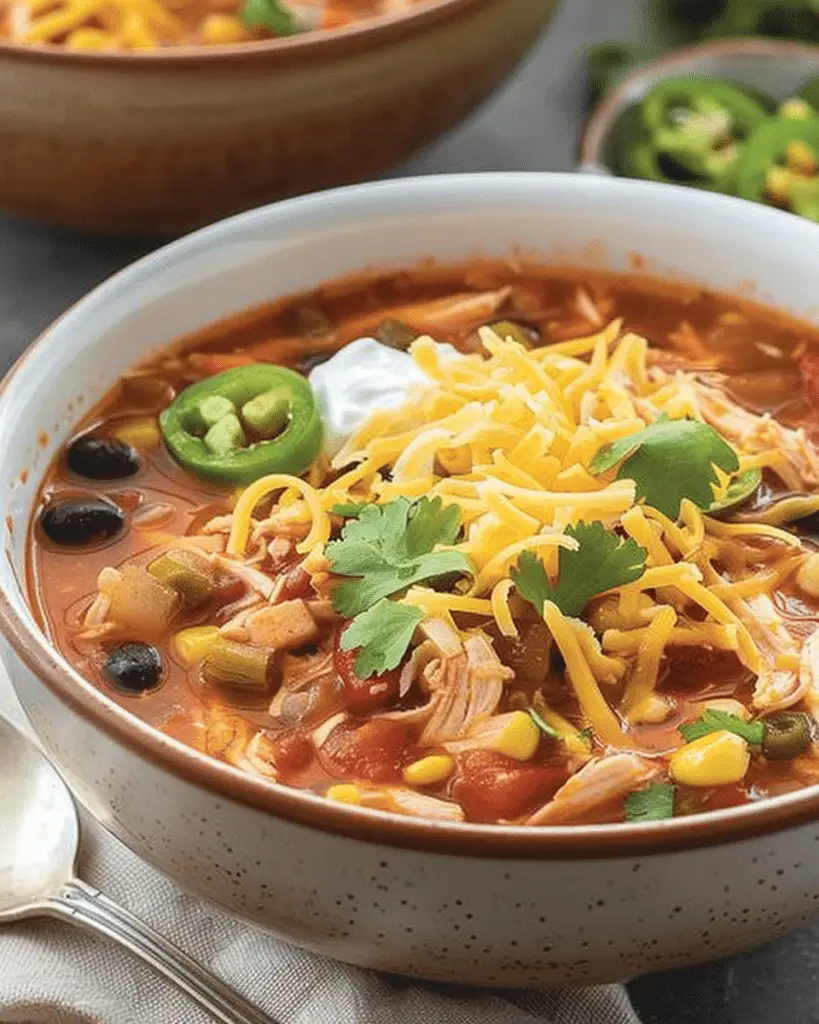 7 Can Chicken Taco Soup