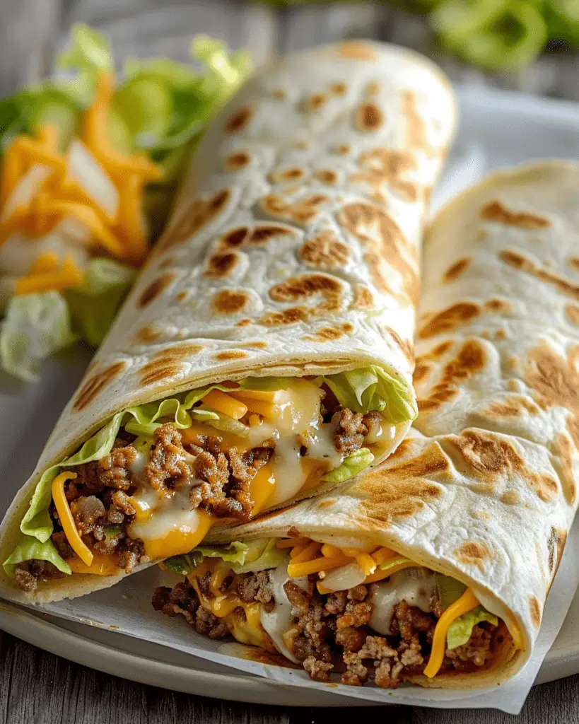 Big Mac Wraps Recipe