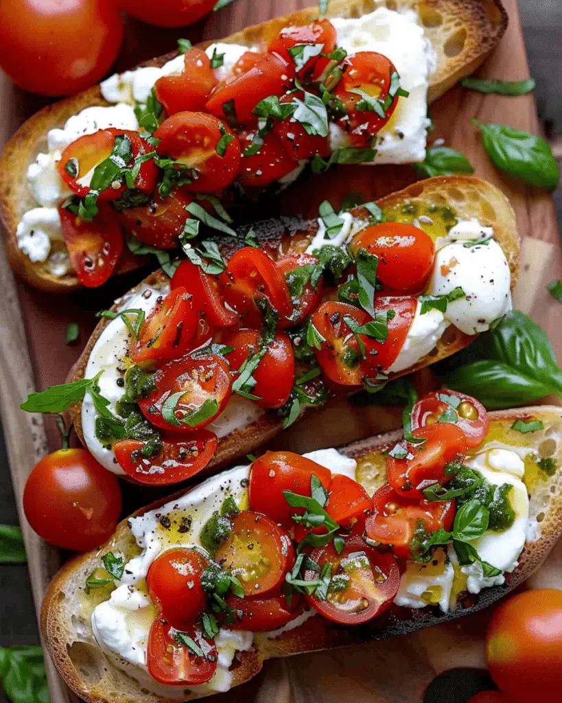 Burrata Bruschetta