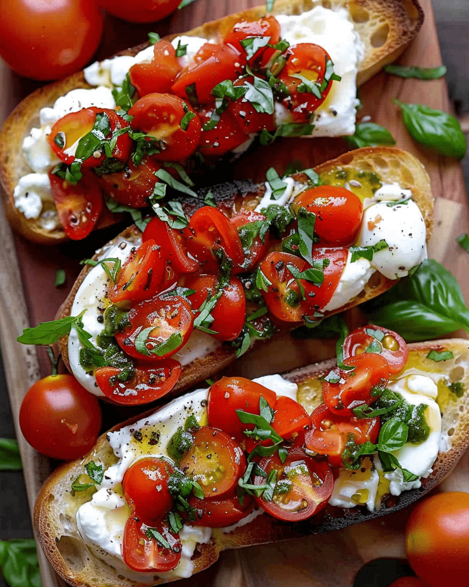 Burrata Bruschetta