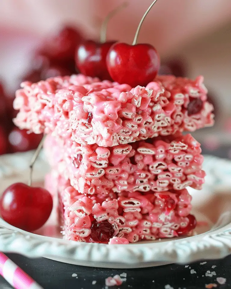 Cherry Rice Krispie Treats Recipe