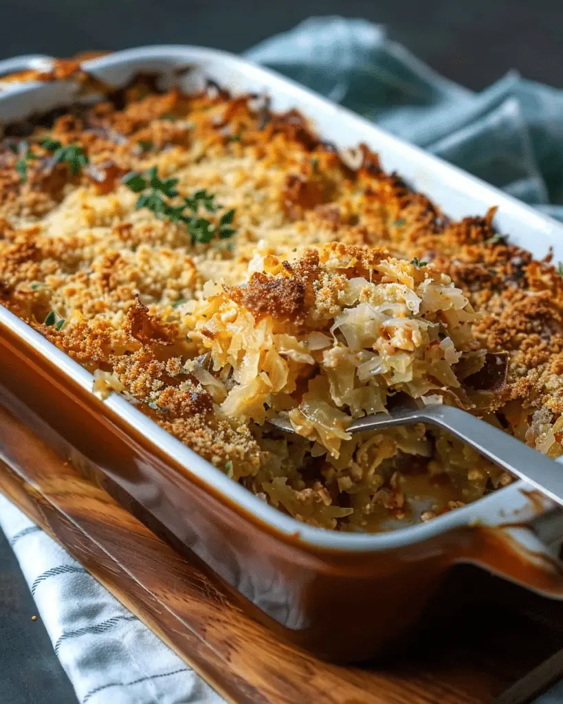 Sauerkraut Casserole