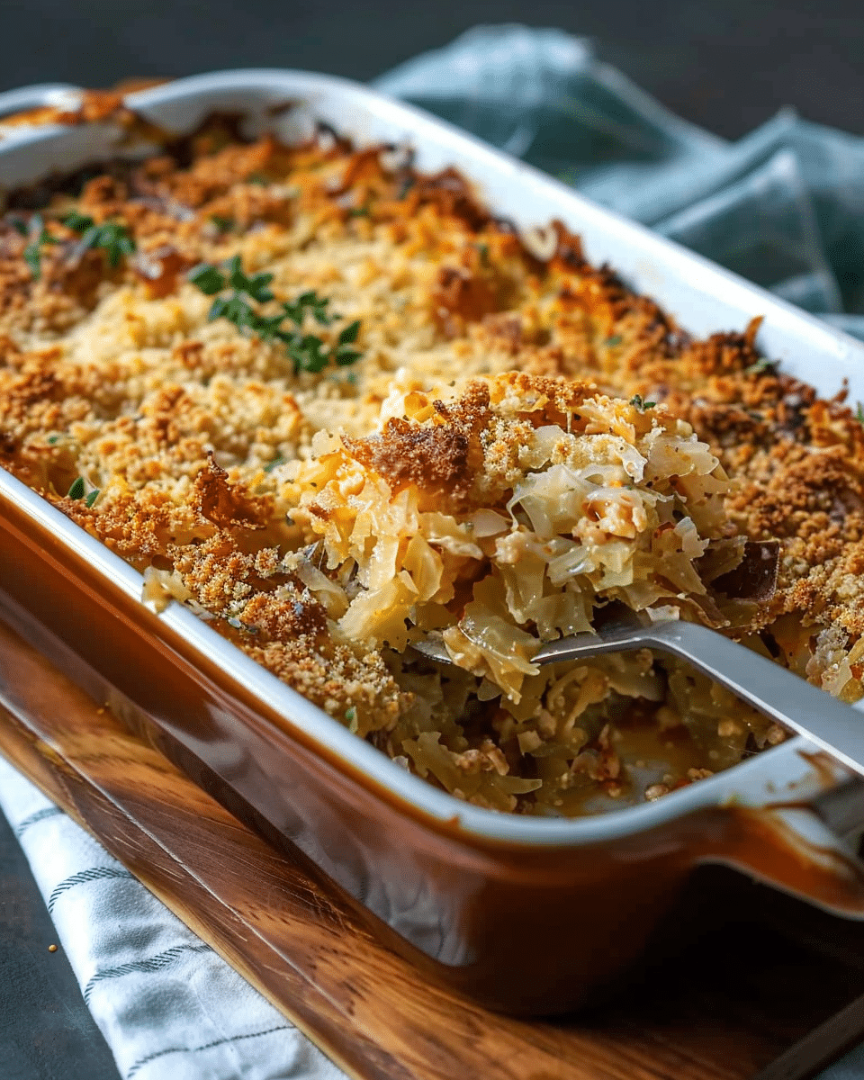 Sauerkraut Casserole