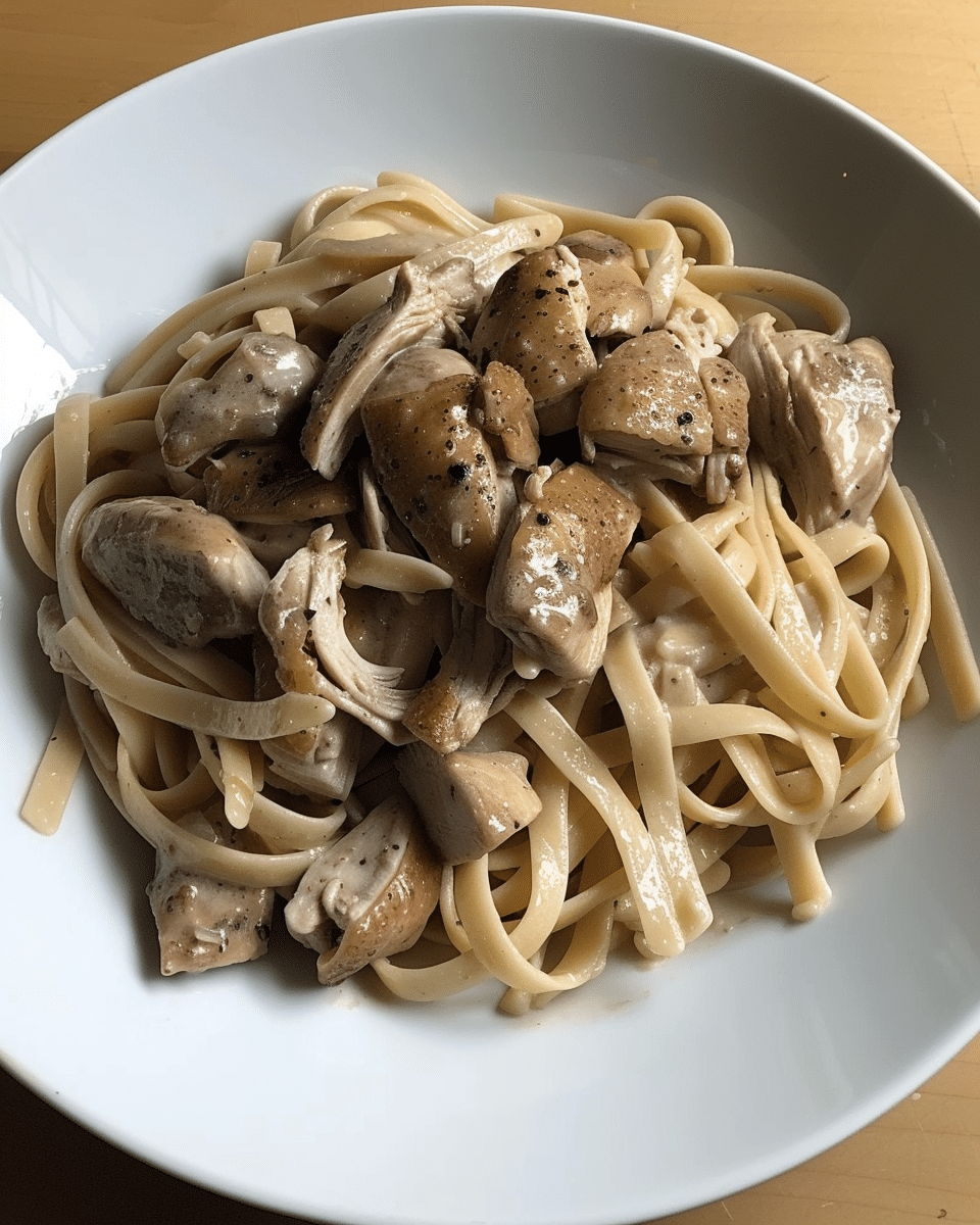 Crockpot Chicken and Noodles