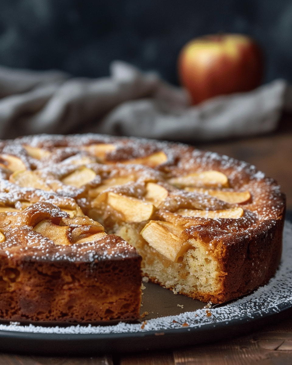 Apple Earthquake Cake