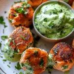 Salmon Balls with Creamy Avocado Sauce: Healthy Dinner Ideas