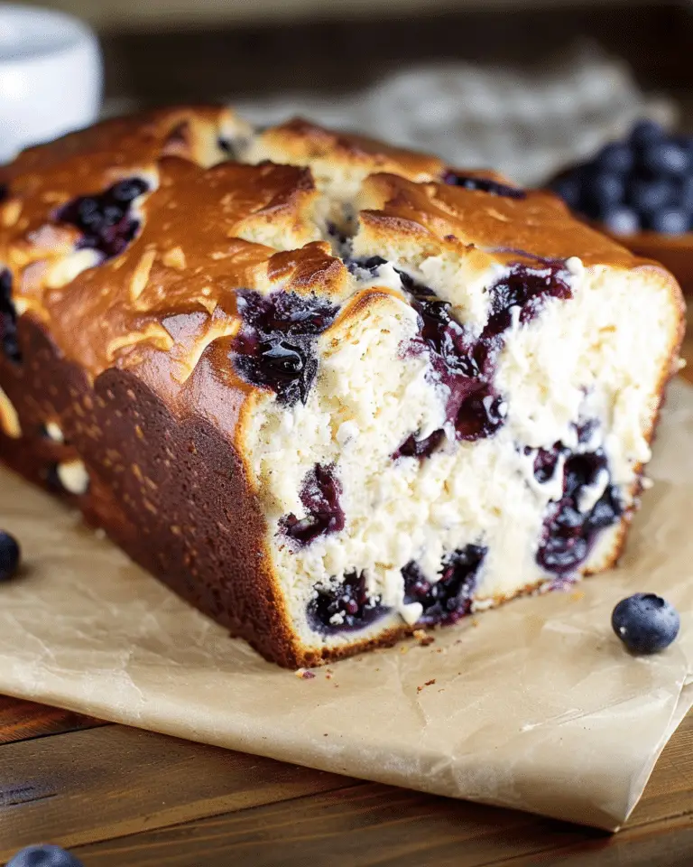 Blueberry Cream Cheese Loaf