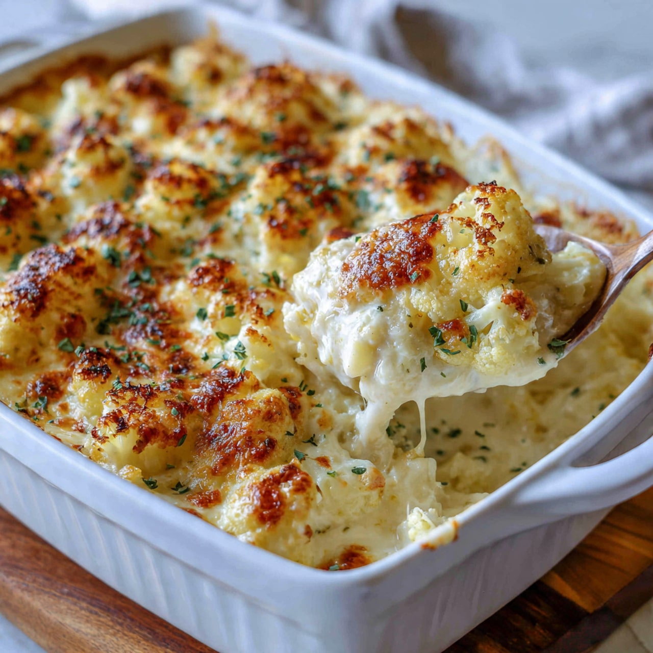 Creamy Cauliflower Gratin