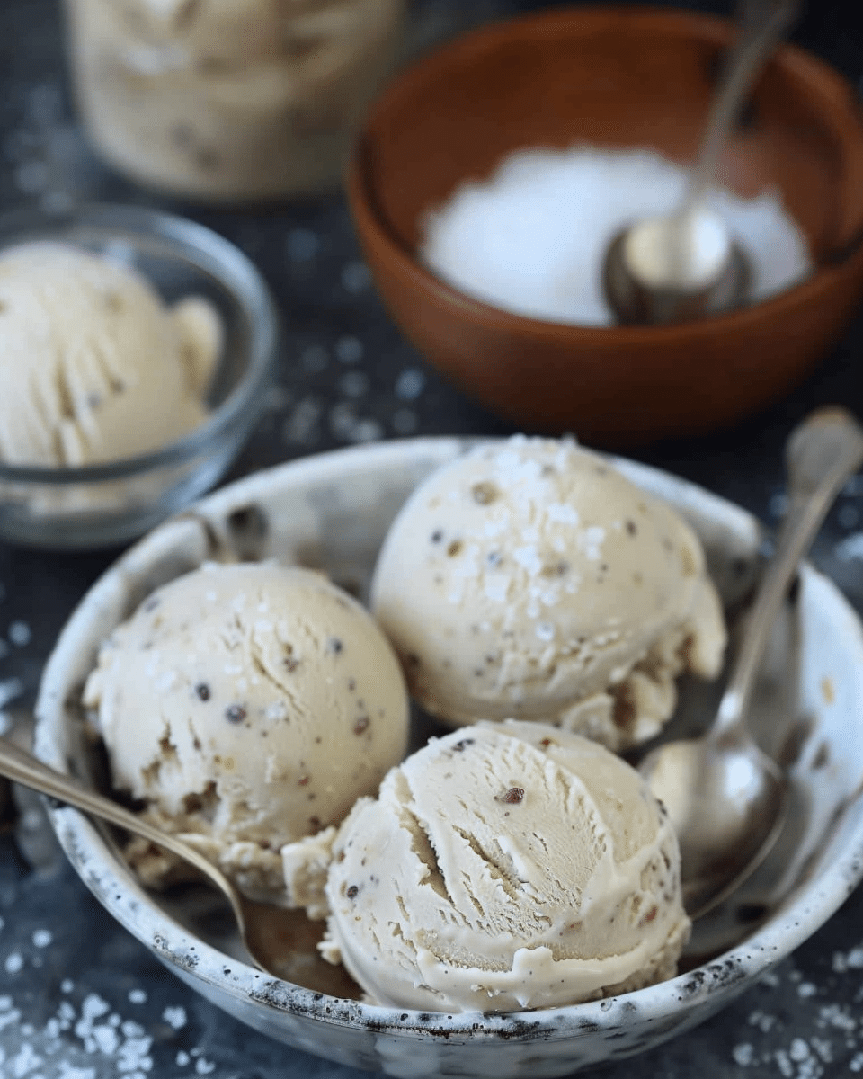 5 Ingredient Sea Salt & Honey Protein Ice Cream (Ninja CREAMi)