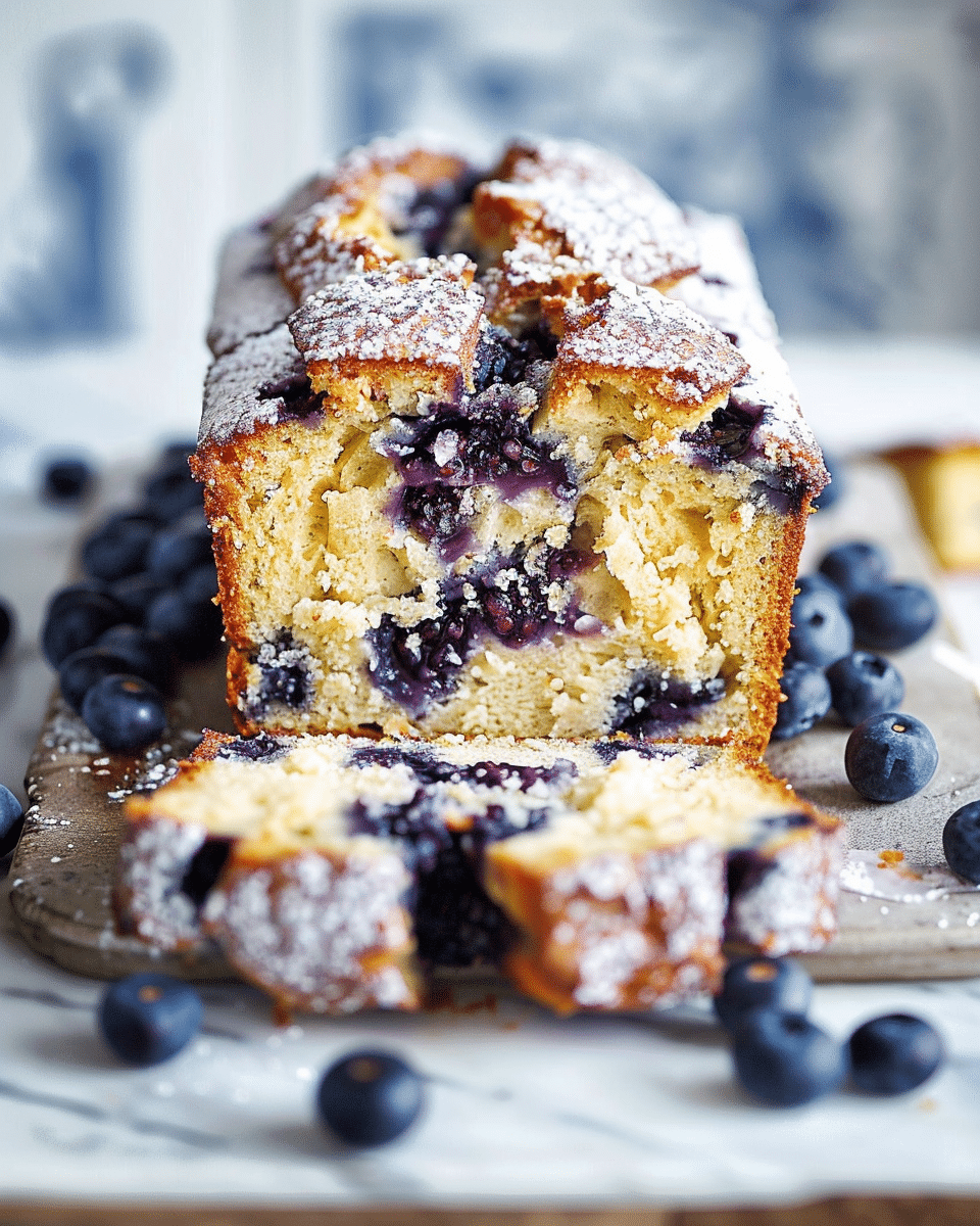Blueberry Cream Cheese Loaf