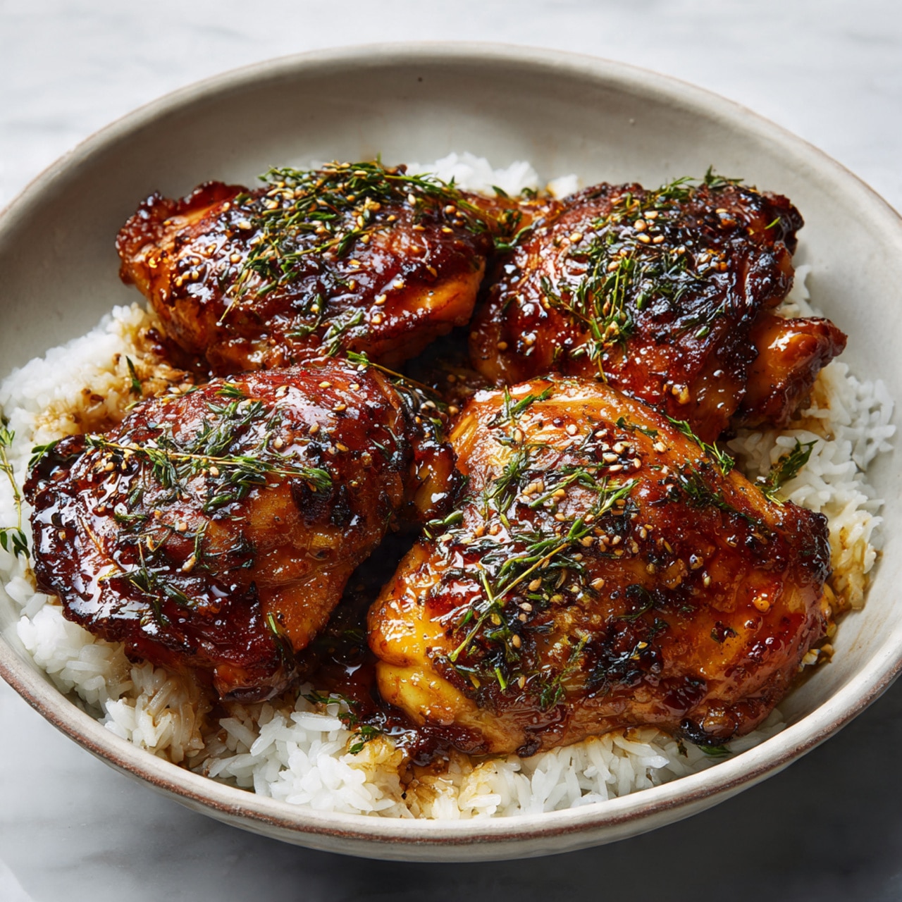 Sticky Sweet 4-Ingredient Slow Cooker Teriyaki Chicken