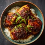 Sticky Sweet 4-Ingredient Slow Cooker Teriyaki Chicken