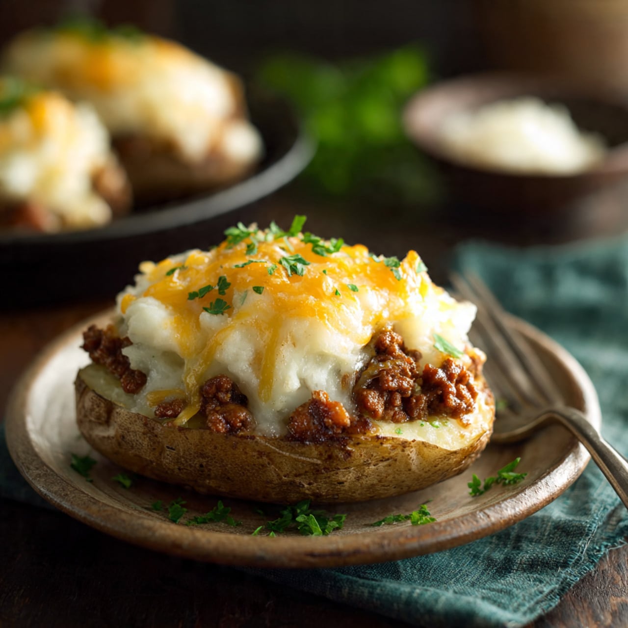 Shepherd's Pie Baked Potato
