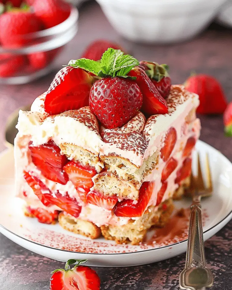 Strawberry Tiramisu