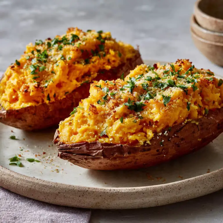 Twice Baked Sweet Potatoes