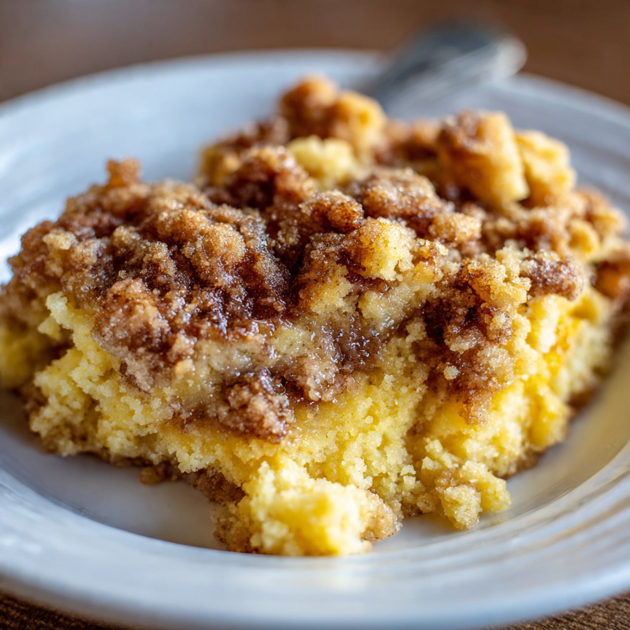 Amish 3-Ingredient Sweet Crumble Casserole