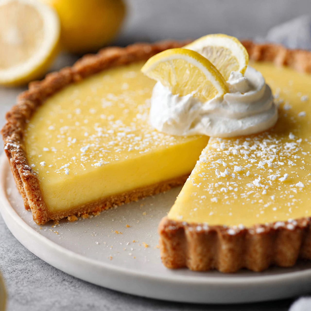 French Lemon Tart (Tarte au Citron)