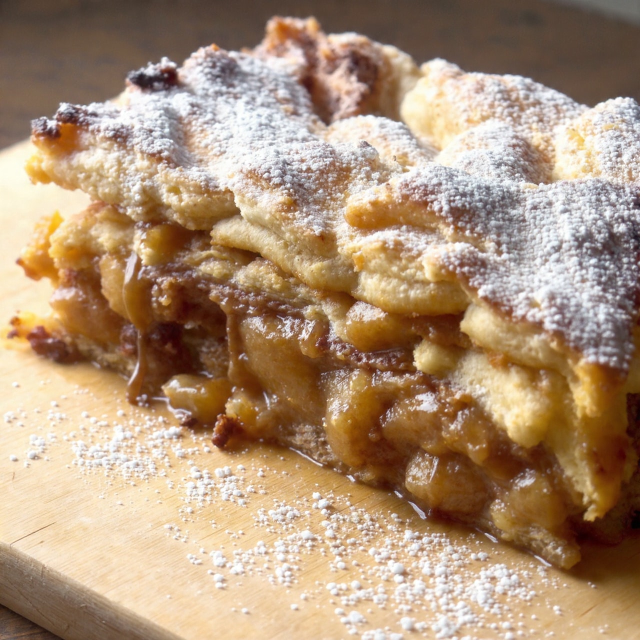 Cinnamon Roll Apple “Lasagna”
