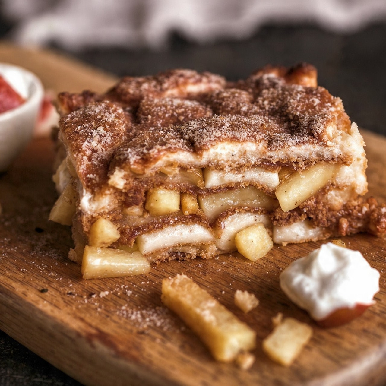 Cinnamon Roll Apple “Lasagna”