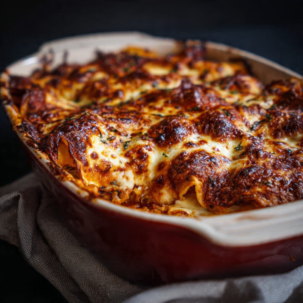 Oven-Baked Chicken Enchiladas with Melted Cheese