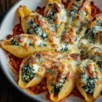 Stuffed Shells with Spinach and Ricotta – A Cozy and Cheesy Vegetarian Classic