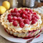 Lemon Raspberry Layered Pie – A Refreshing No-Bake Dessert Delight