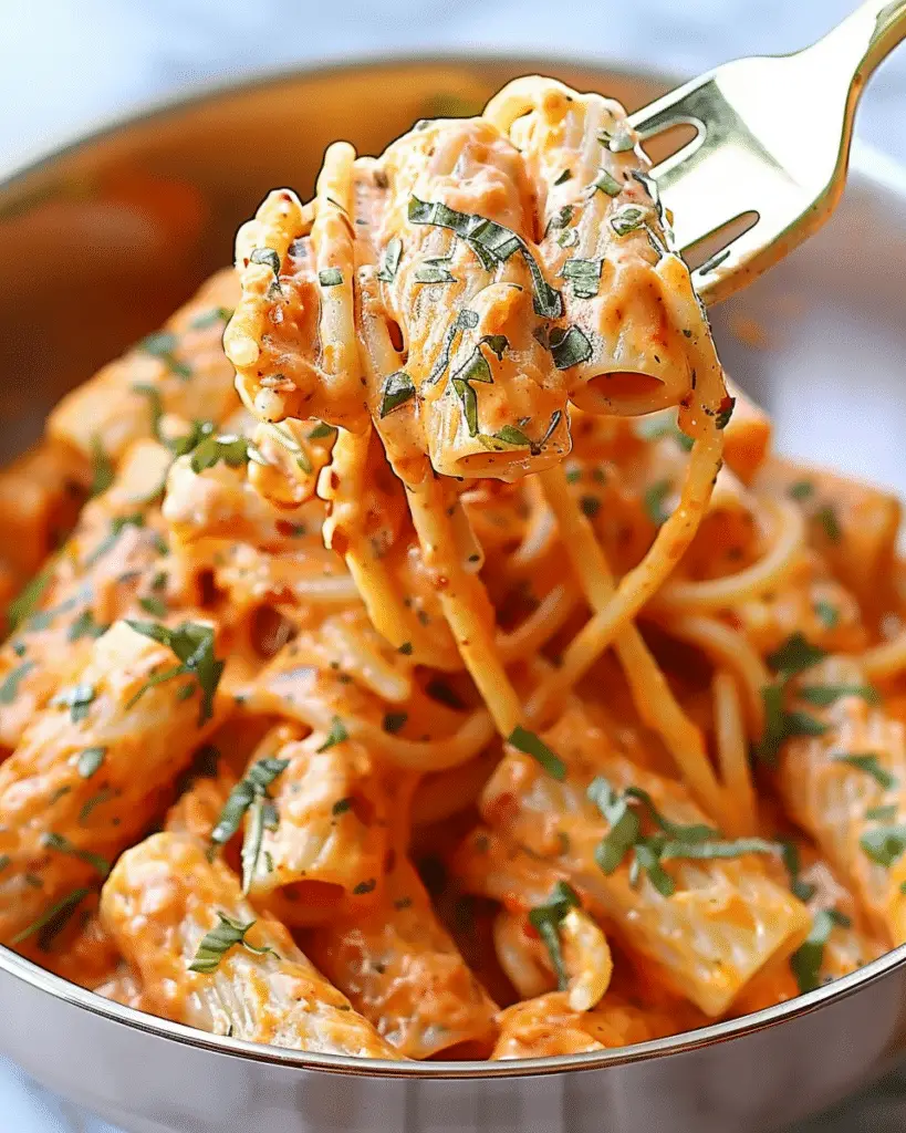 Creamy Tomato Garlic Pasta