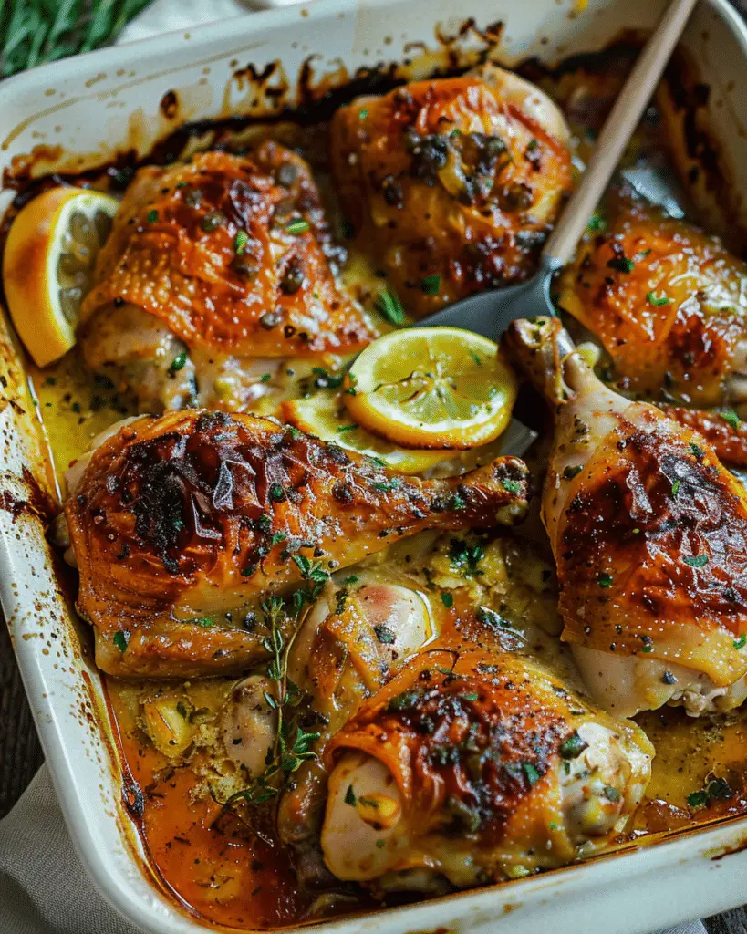 Baked Lemon Butter Chicken
