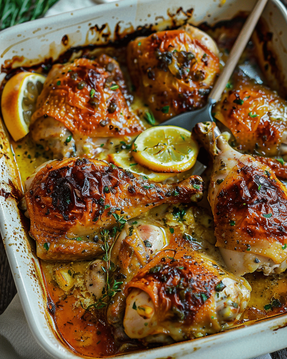 Baked Lemon Butter Chicken