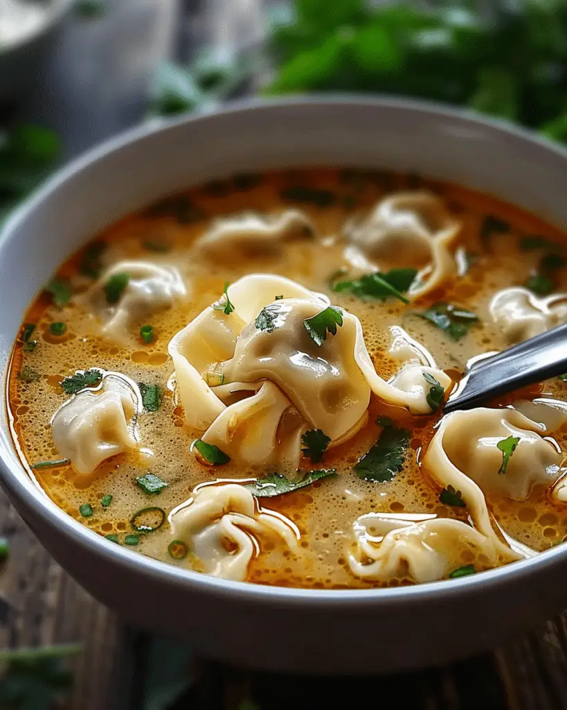 Comforting Thai Potsticker Soup for Cozy Nights In