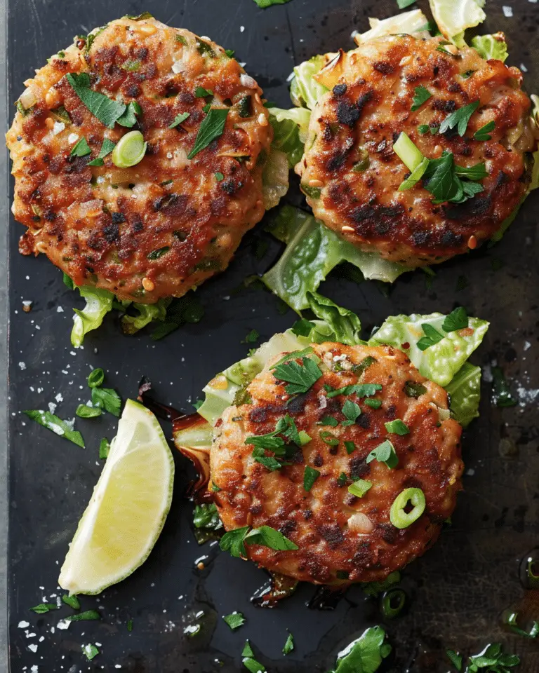 Oven-Baked Cabbage Burgers