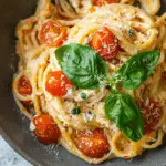 Roasted Tomato and Garlic Ricotta Pasta