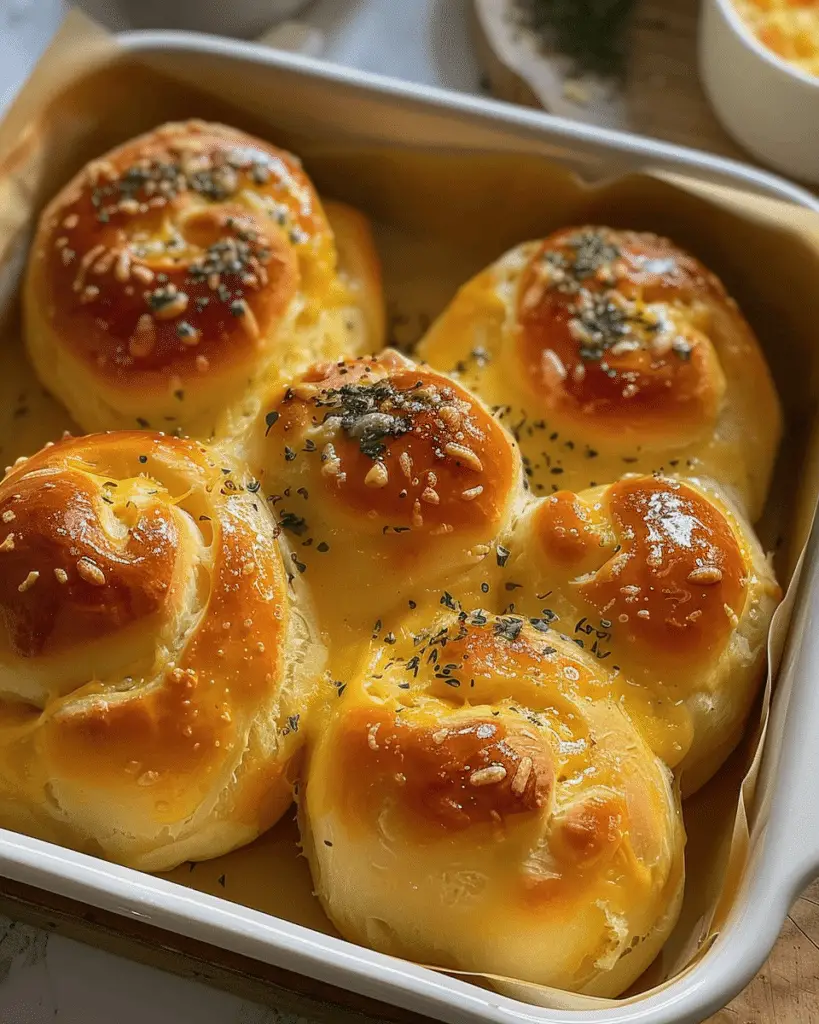 Buttery Cheese Garlic Rolls