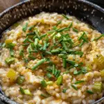 Caramelised Leeks Risotto (Vegan Recipe)