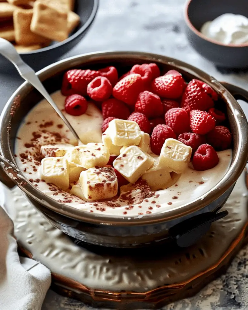 Fondue Night Dessert