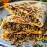 Easy Hamburger Quesadilla – A Quick and Cheesy Fusion Favorite