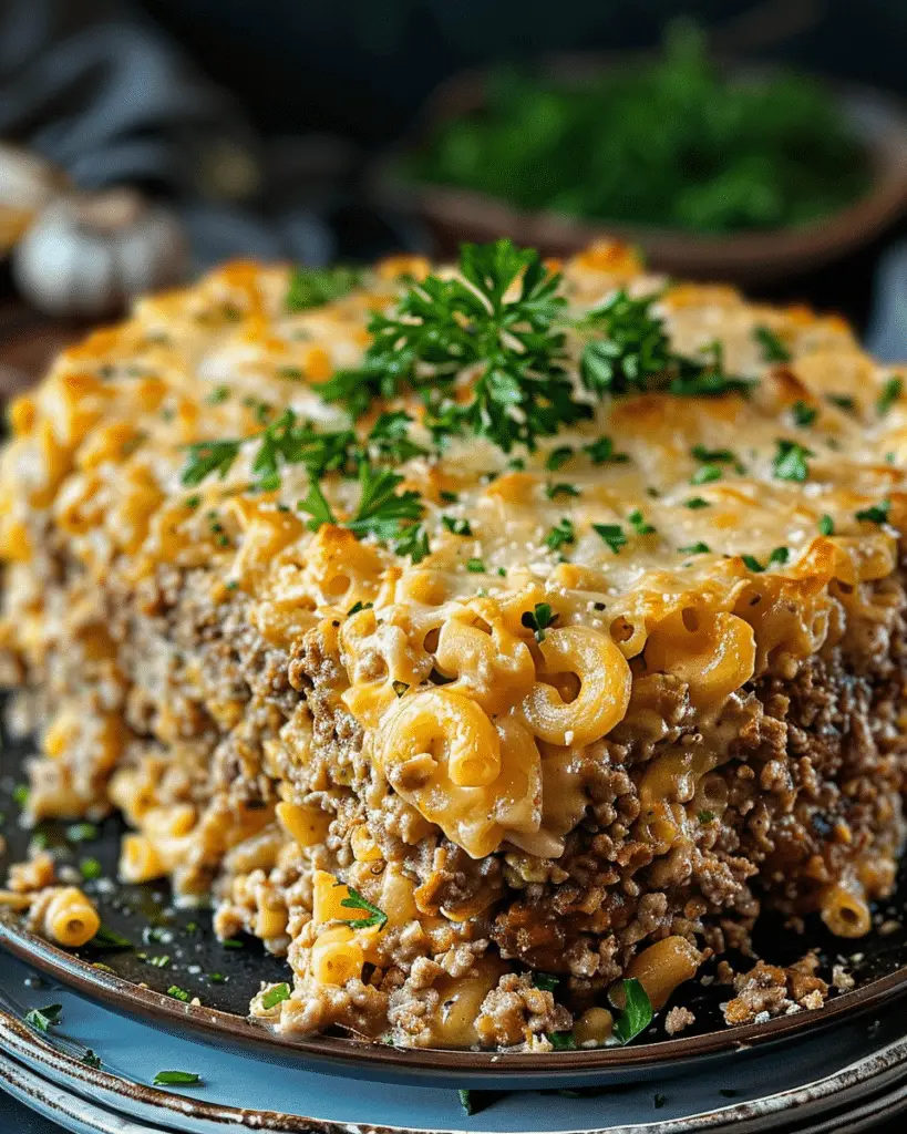 Mac and Cheese Meatloaf Casserole: The Ultimate Comfort Food Mashup