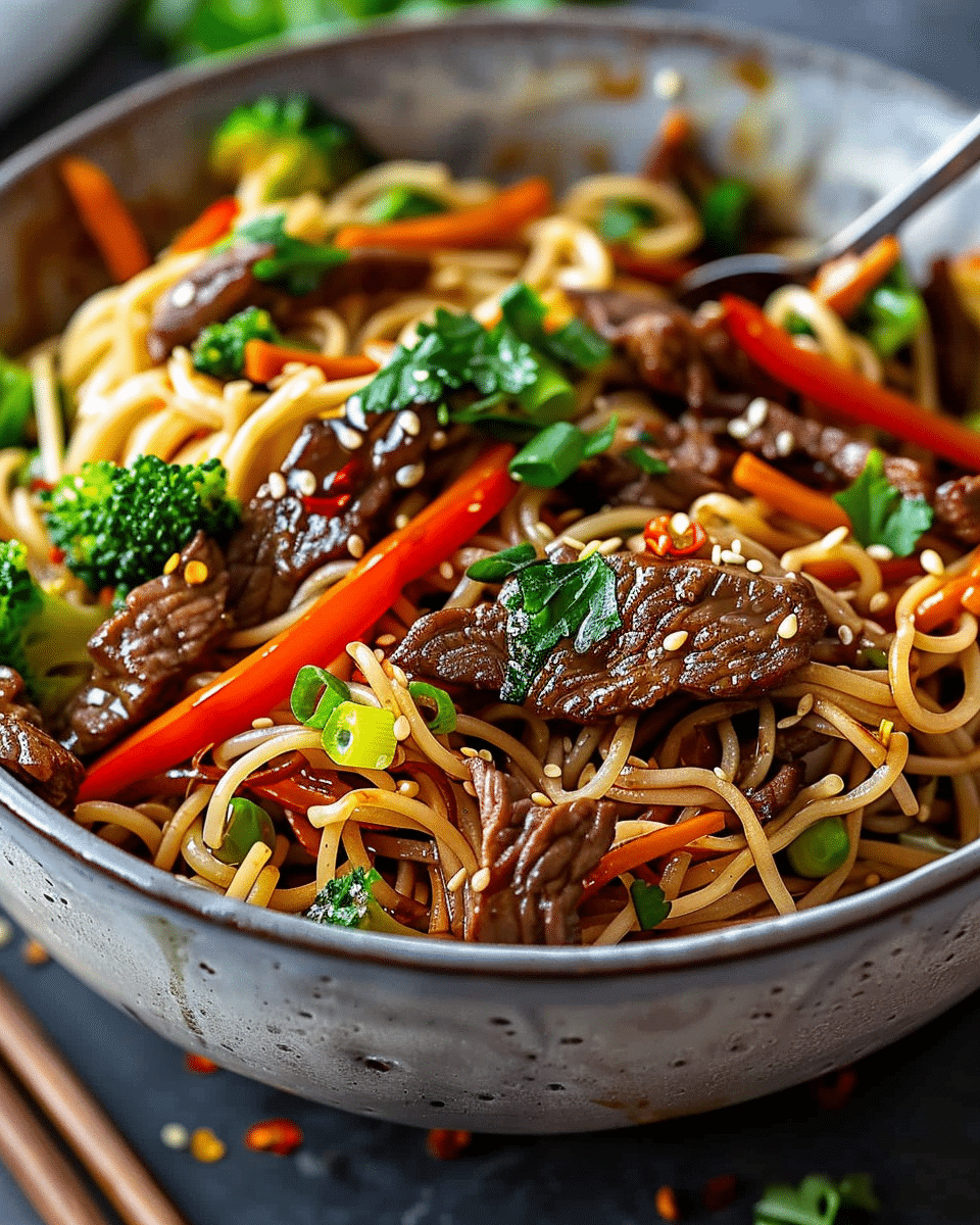 Beef Teriyaki Noodles