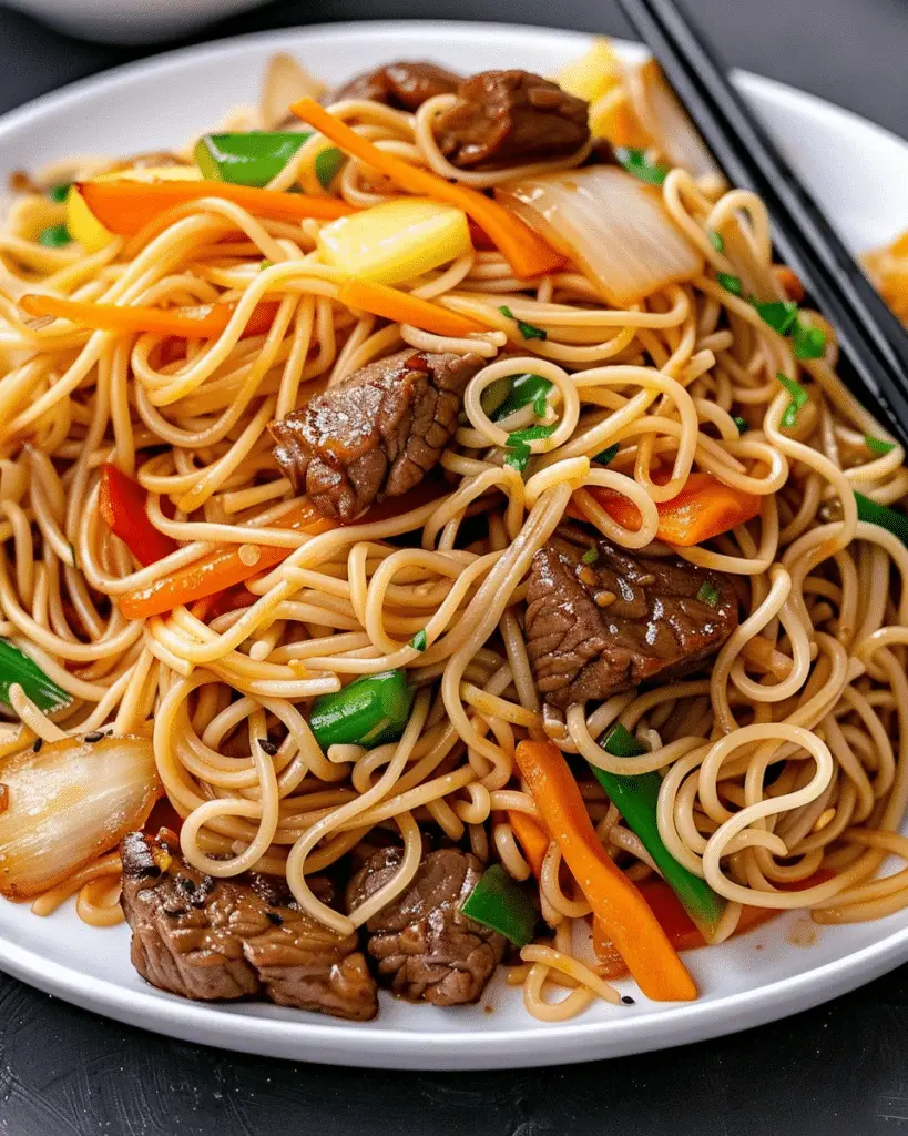 Beef Teriyaki Noodles