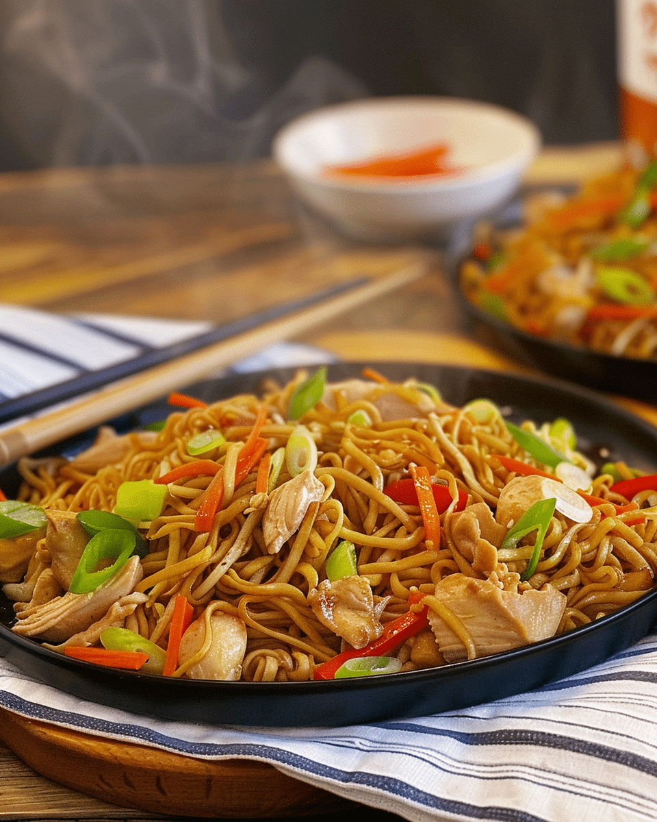 Chicken Chow Mein (鸡肉炒面)