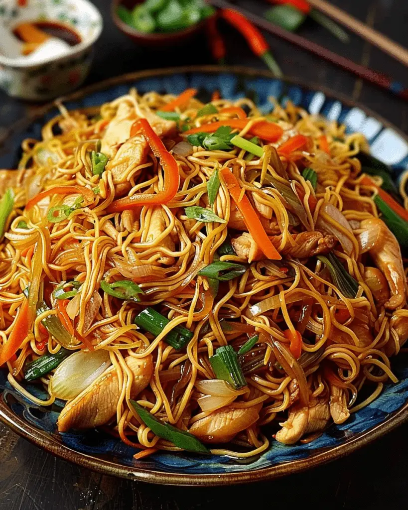 Chicken Chow Mein (鸡肉炒面)