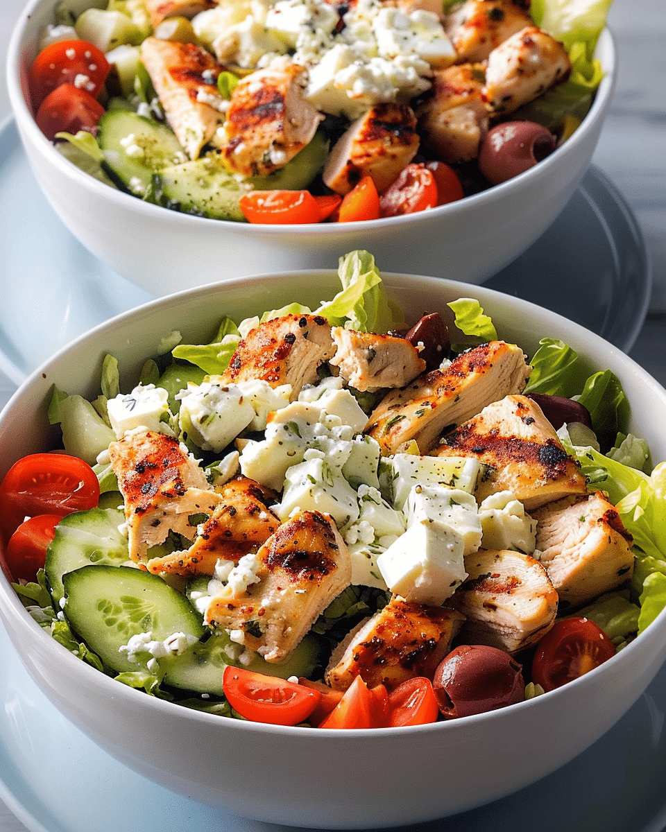 Greek Chicken Bowls