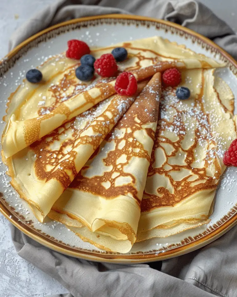 Quick and Easy Crepe Recipe (in a Blender)