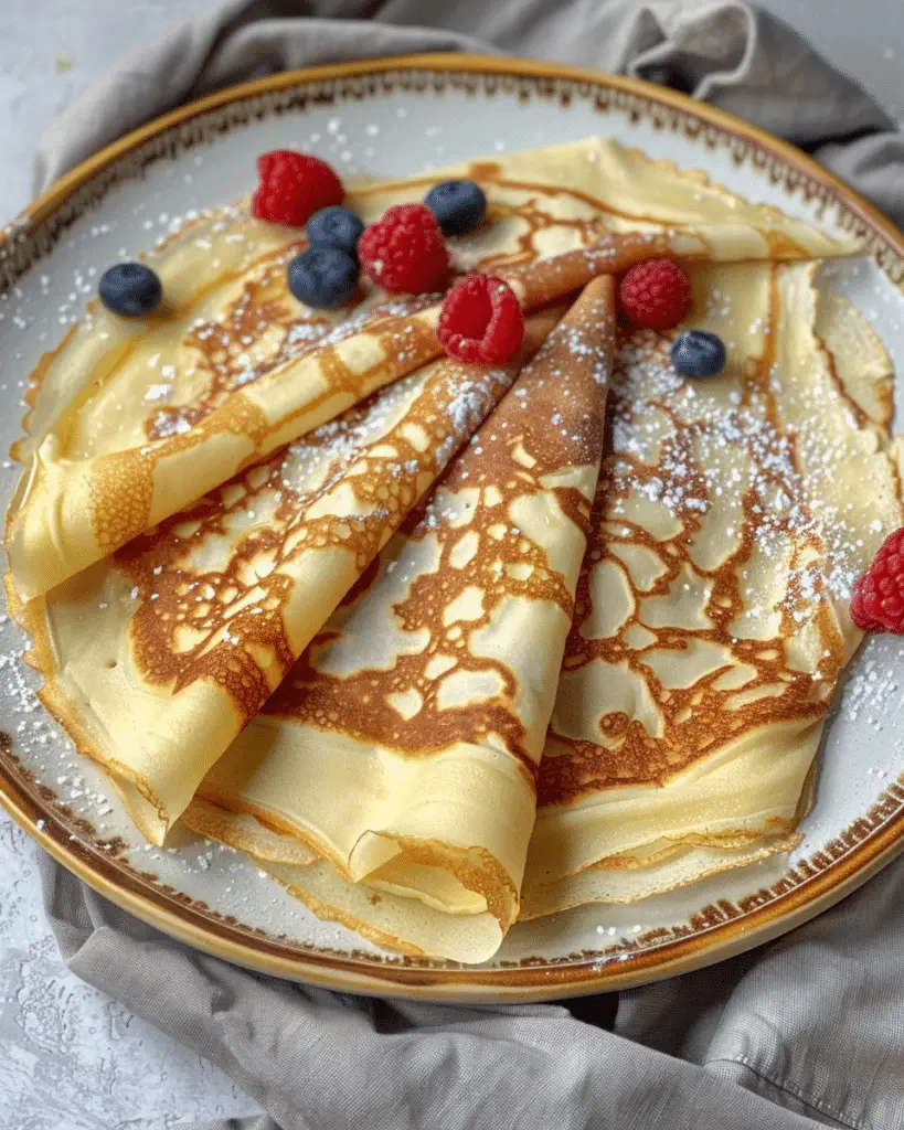 Quick and Easy Crepe Recipe (in a Blender)