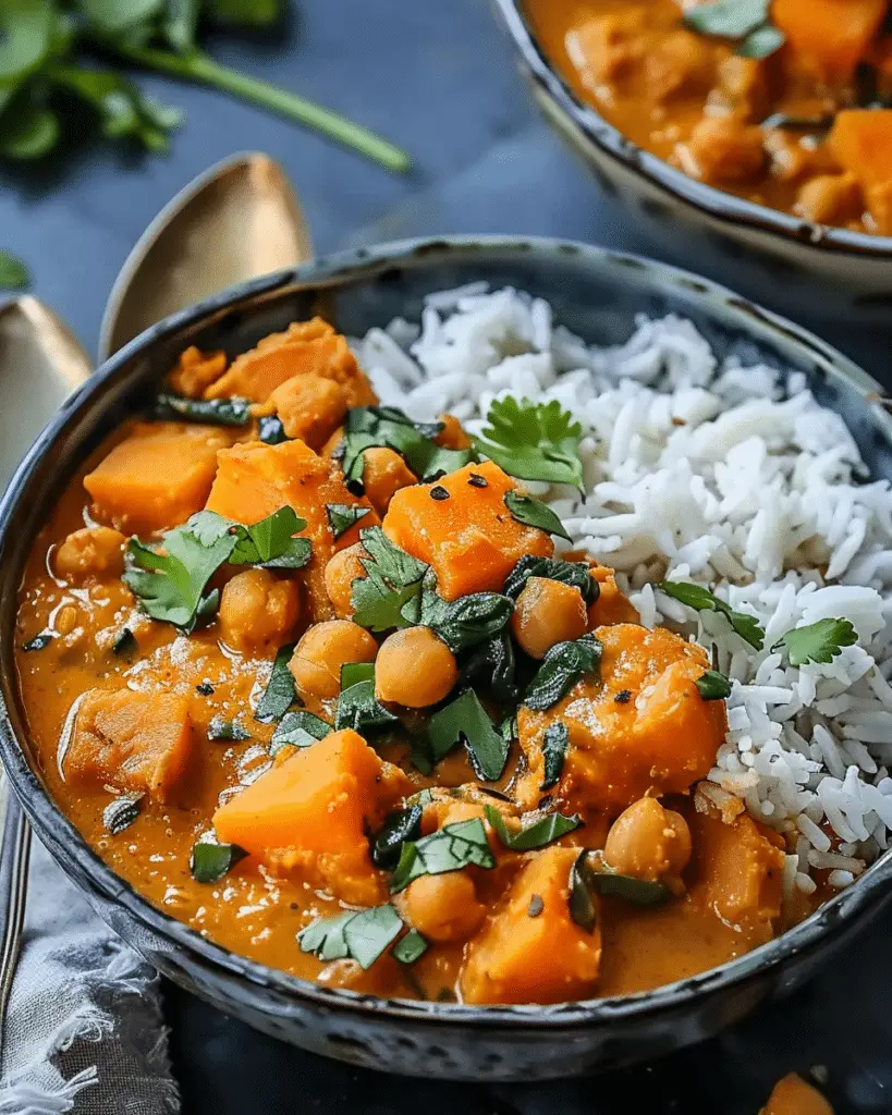 Sweet Potato and Chickpea Curry Recipe