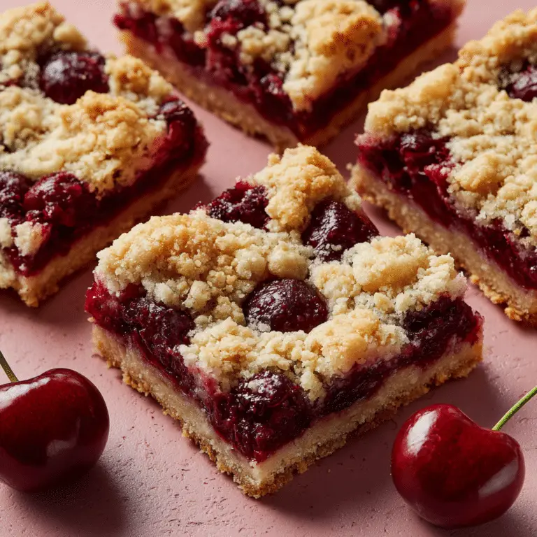 Easy Cherry Pie Bars: A Simple Cherry Dessert to Savor