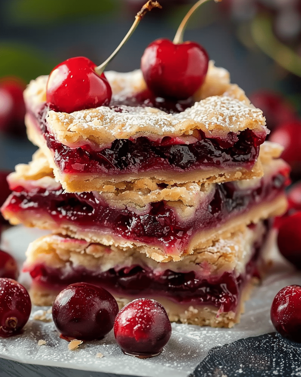 Easy Cherry Pie Bars: A Simple Cherry Dessert to Savor
