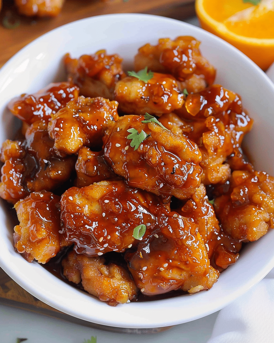 3 Ingredient Orange Chicken