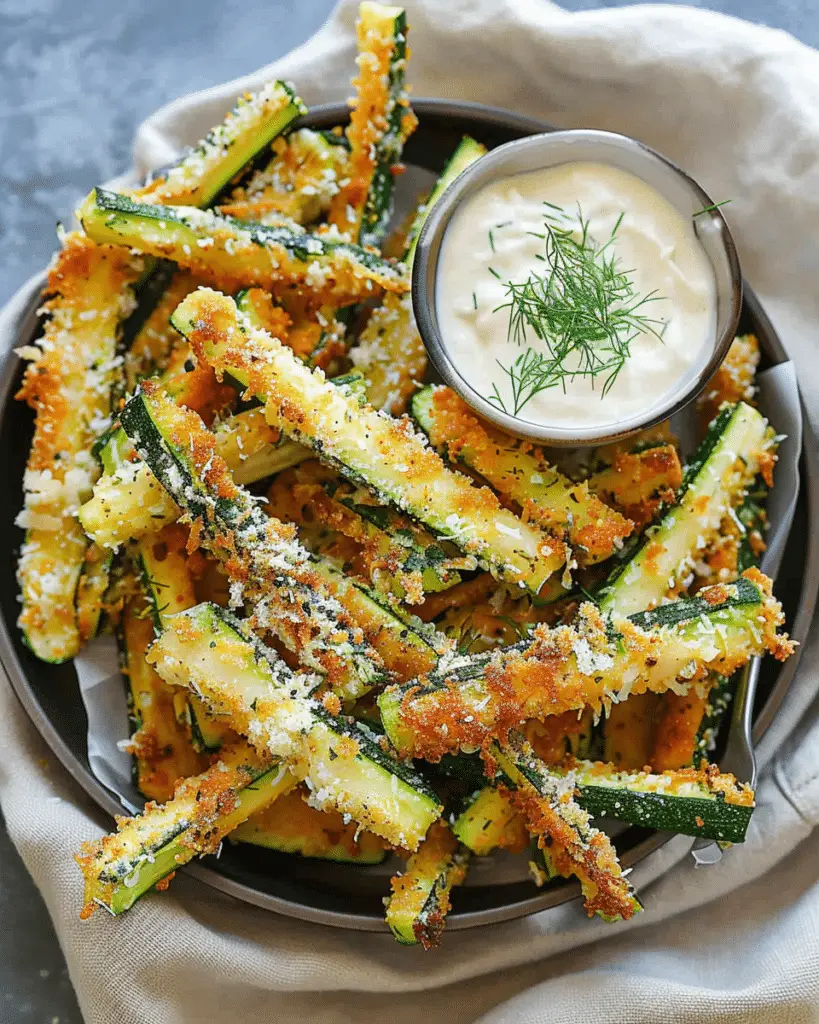 Parmesan Zucchini Fries